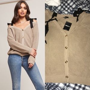 NWT FOREVER 21 SELF-TYING CARDIGAN